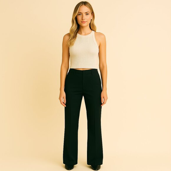 Olsen Europe 'Anna' Wide Leg Dress pant Sz 8 - Picture 1 of 6